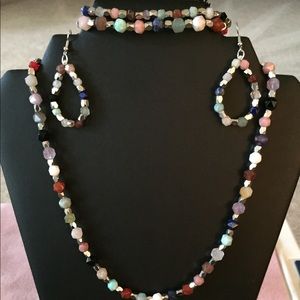 Gem Jewelry Set